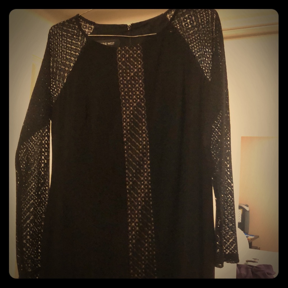 Black cocktail dress